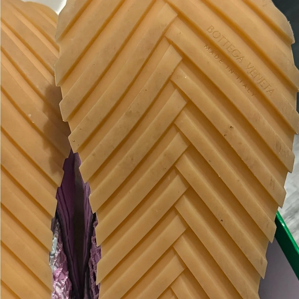 Bottega Veneta Pink and White Orbit Sneakers - Picture 7 of 15